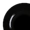Smarty Had A Party 13 Black Round Disposable Plastic Charger Plates 60 Plates, 60PK 2710B-CASE - alternate 1